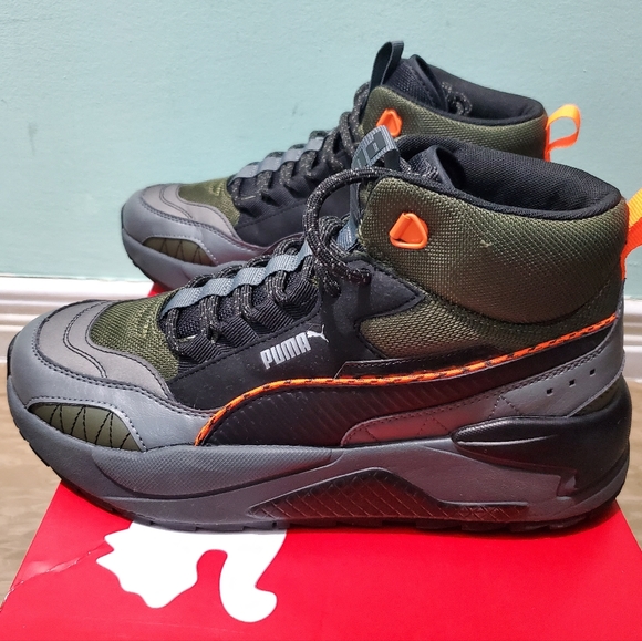 PUMA X-Ray 2 Square Mid Winter Unisex High Top Chunky Sole Sneakers sz 41 - Picture 7 of 12